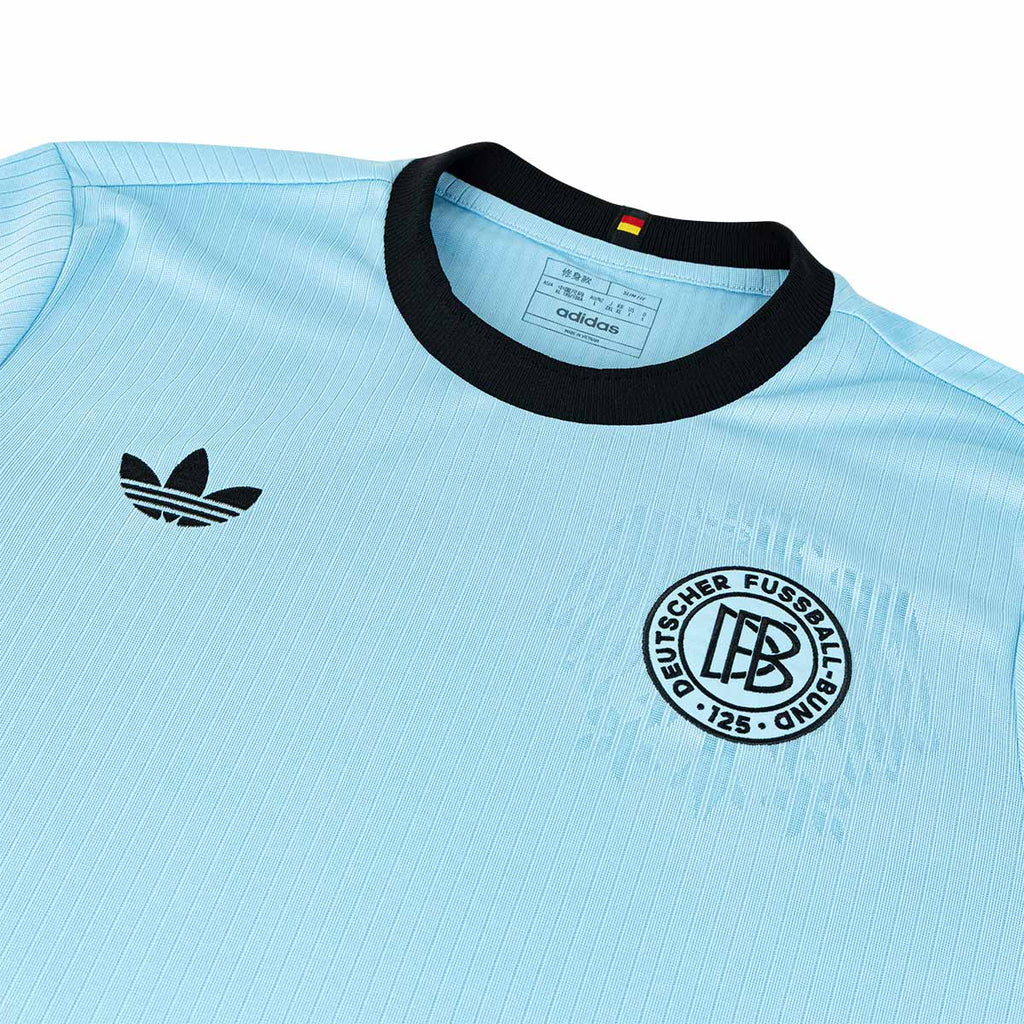 ADIDAS GERMANY ANNIVERSARY JERSEY - CLEAR BLUE/BLACK