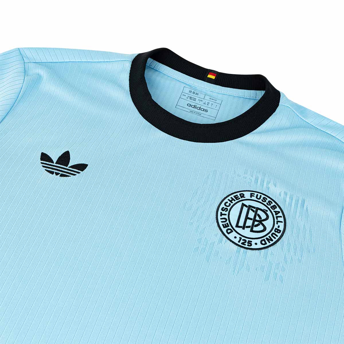 ADIDAS GERMANY ANNIVERSARY JERSEY - CLEAR BLUE/BLACK