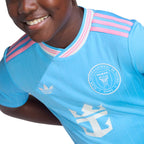 ADIDAS INTER MIAMI CF 2025/2026 THIRD KIDS JERSEY MESSI#10 - SEMI BLUE BURST