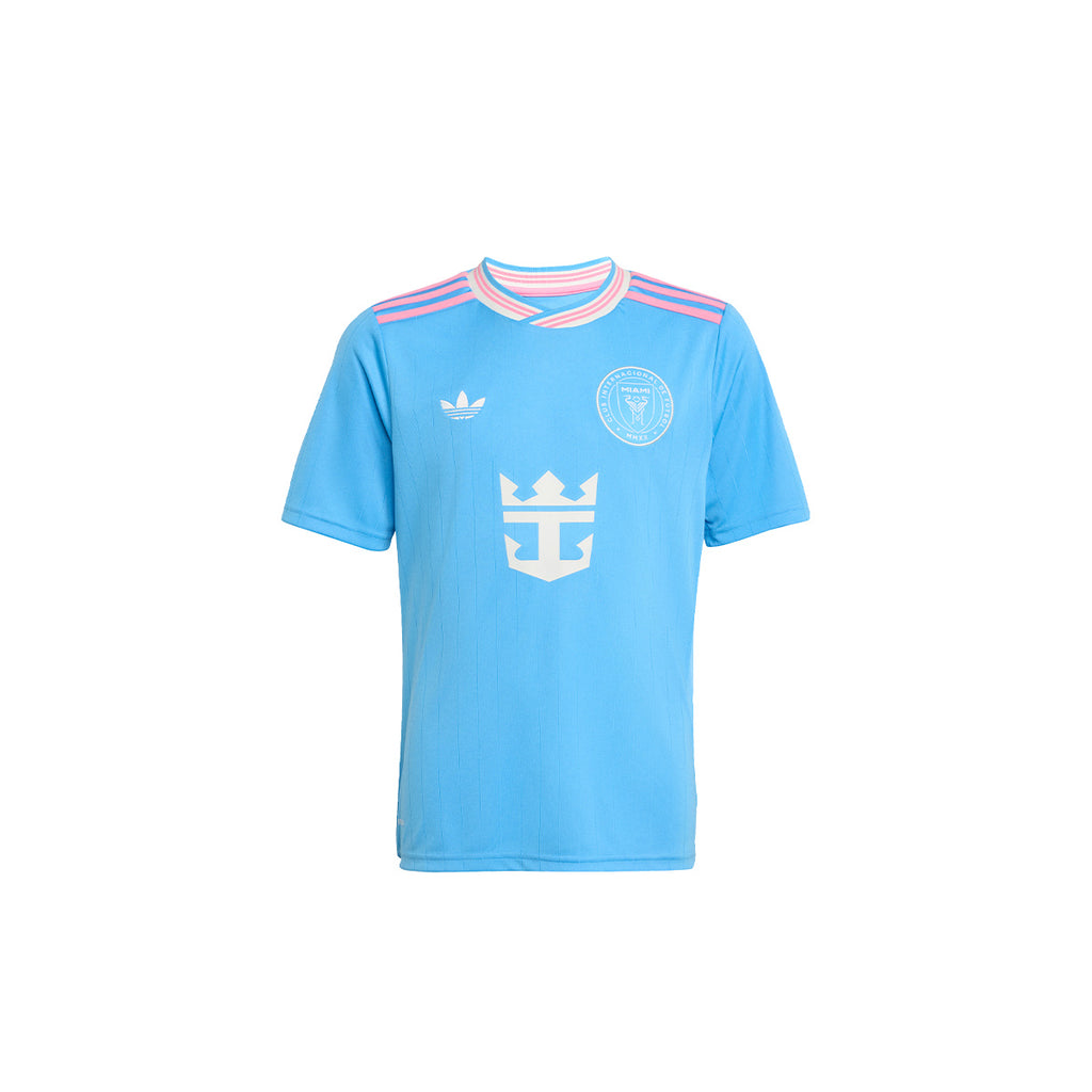 ADIDAS INTER MIAMI CF 2025/2026 THIRD KIDS JERSEY MESSI#10 - SEMI BLUE BURST
