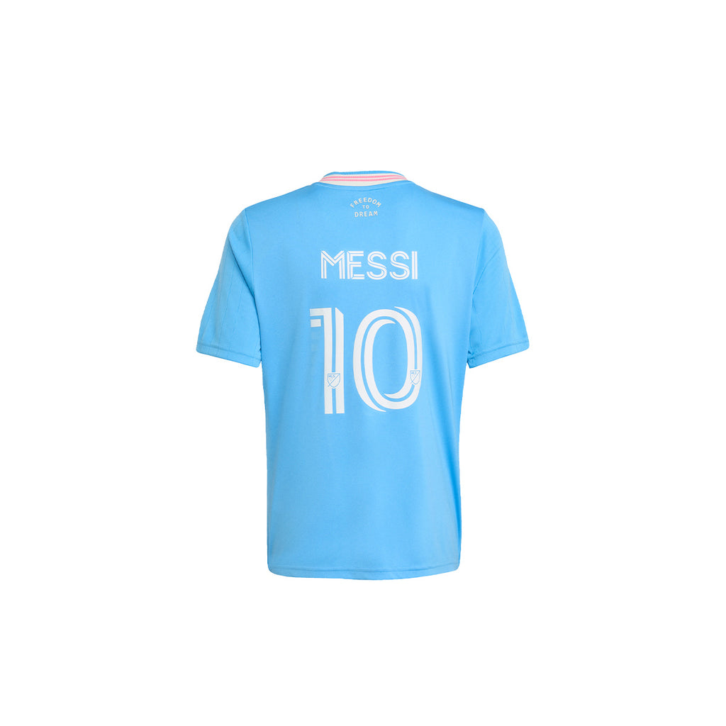 ADIDAS INTER MIAMI CF 2025/2026 THIRD KIDS JERSEY MESSI#10 - SEMI BLUE BURST