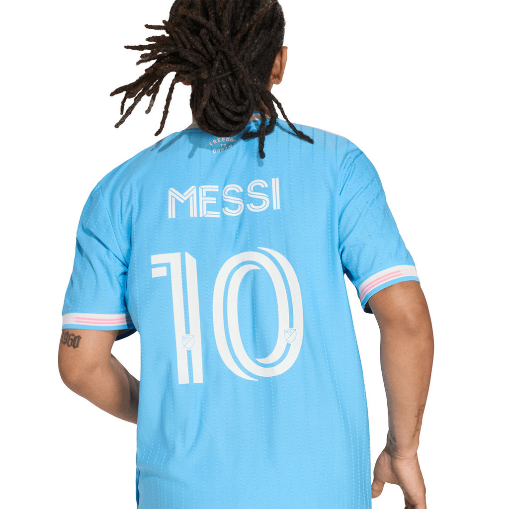 ADIDAS INTER MIAMI CF 2025/2026 THIRD PLAYER JERSEY MESSI#10 - SEMI BLUE BURST