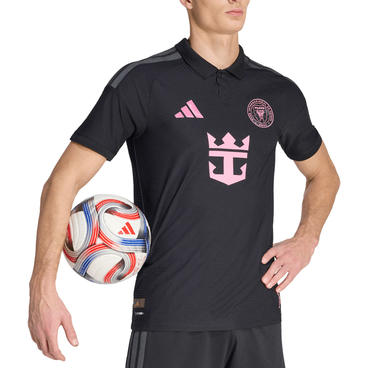 ADIDAS INTER MIAMI CF 2026/2027 AWAY PLAYER JERSEY MESSI#10 - BLACK/BLISS PINK