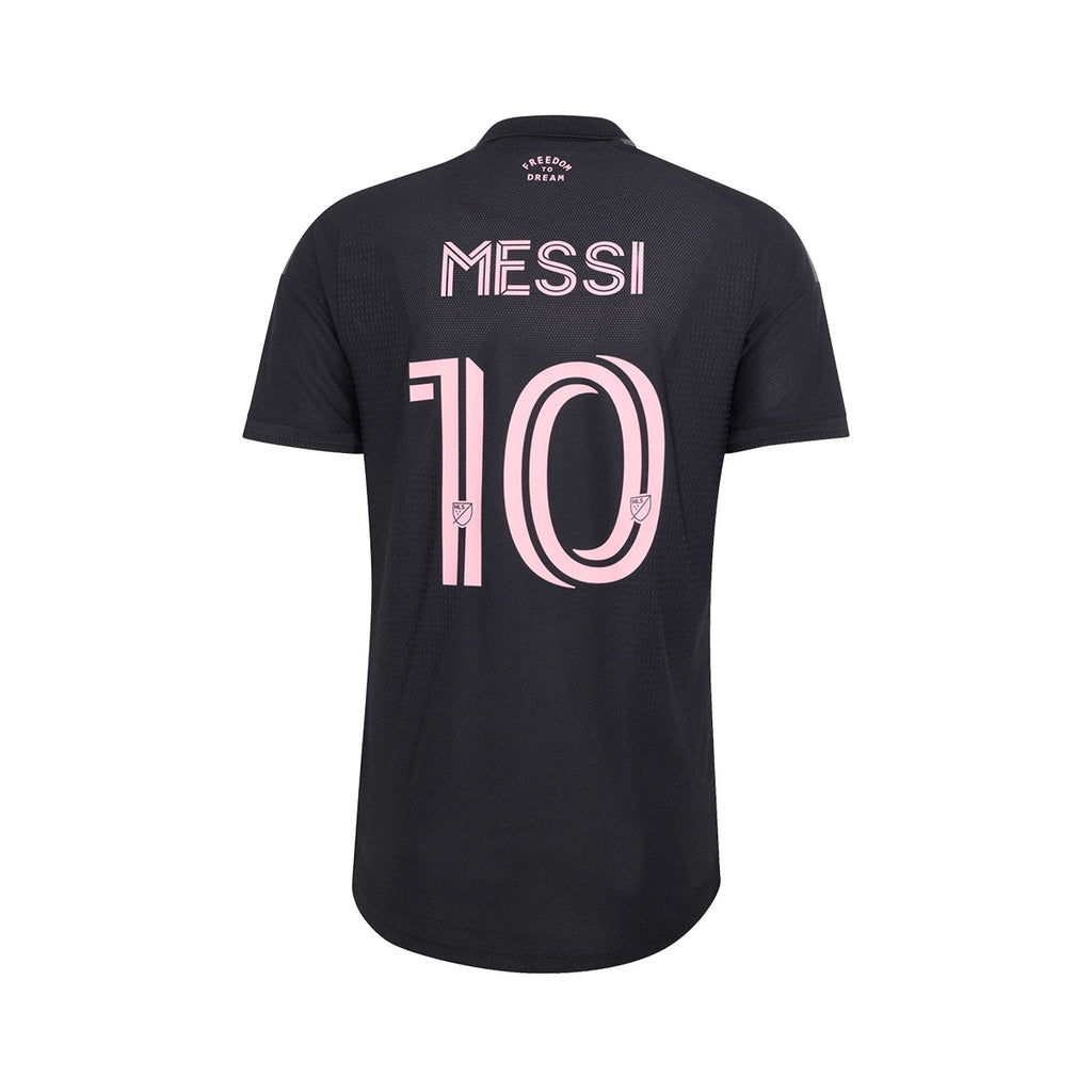 ADIDAS INTER MIAMI CF 2026/2027 AWAY PLAYER JERSEY MESSI#10 - BLACK/BLISS PINK