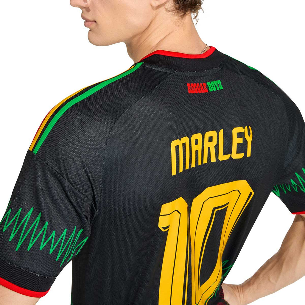 ADIDAS JAMAICA 2026 AWAY REPLICA JERSEY MARLEY#10 - BLACK