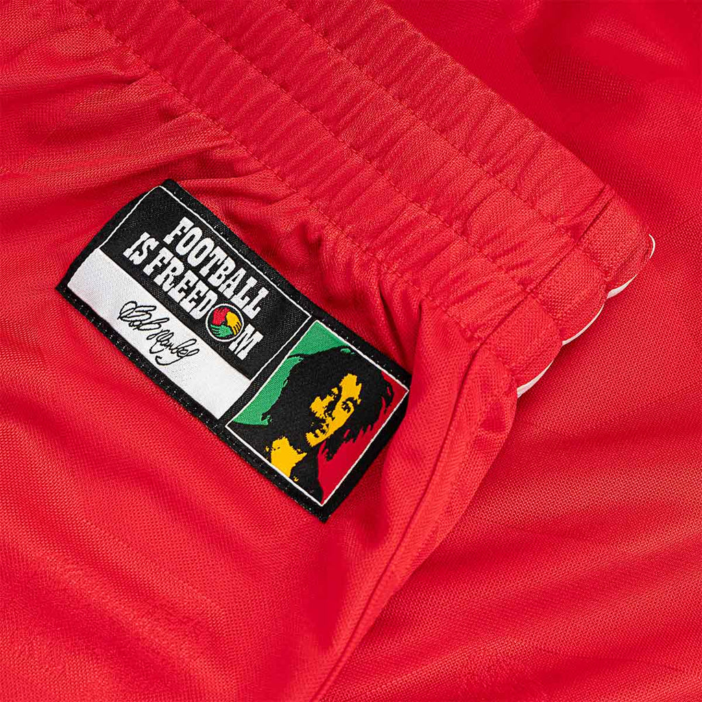 ADIDAS JAMAICA X BOB MARLEY OG SHORTS - PURE RUBY