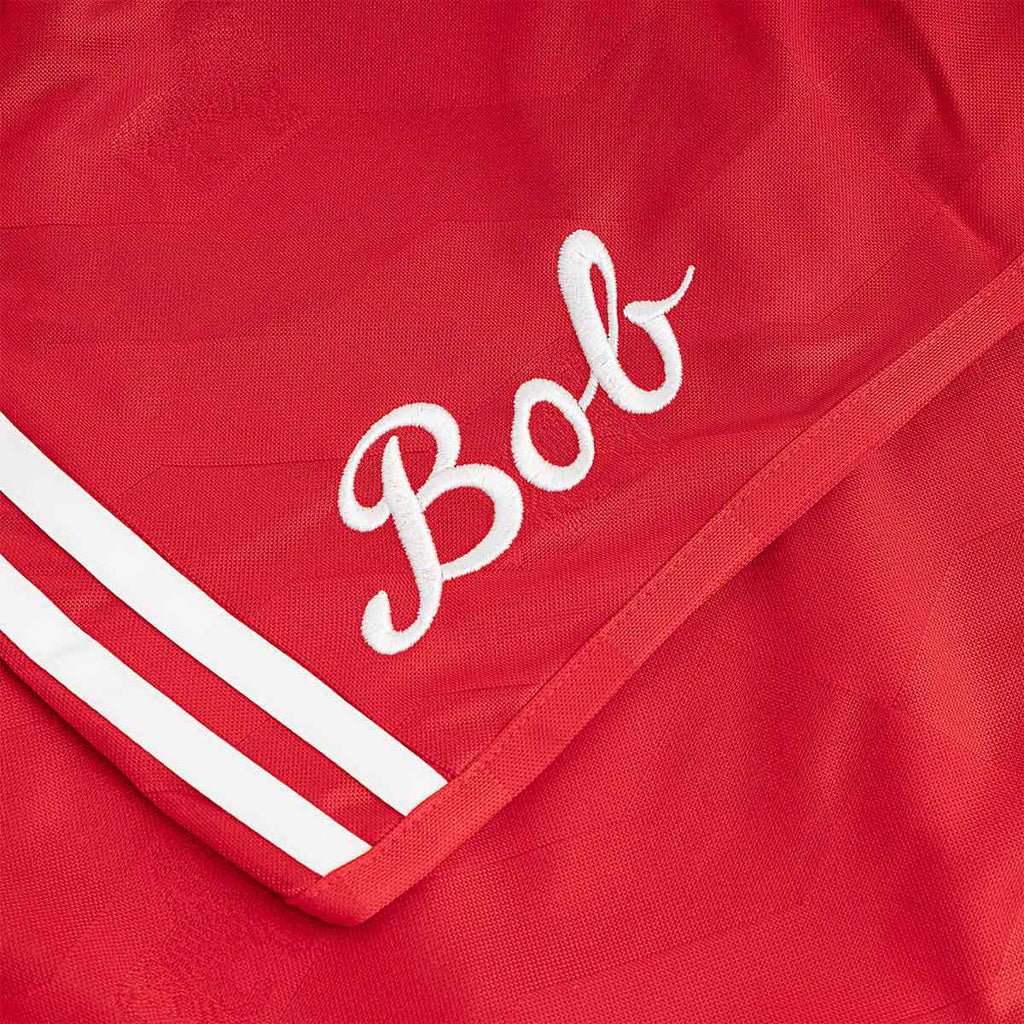 ADIDAS JAMAICA X BOB MARLEY OG SHORTS - PURE RUBY