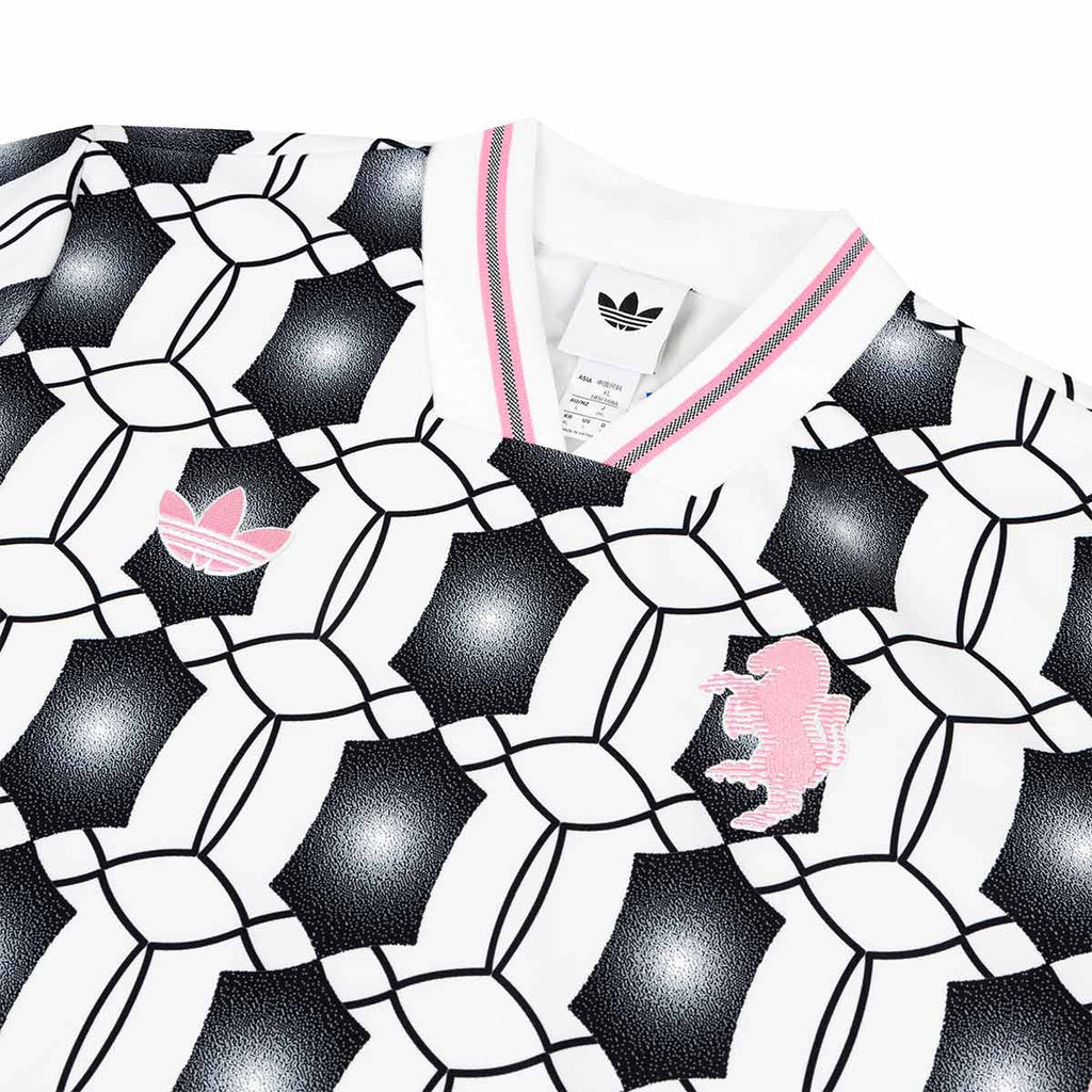 ADIDAS JUVENTUS LIFESTYLER JERSEY - WHITE/BLACK