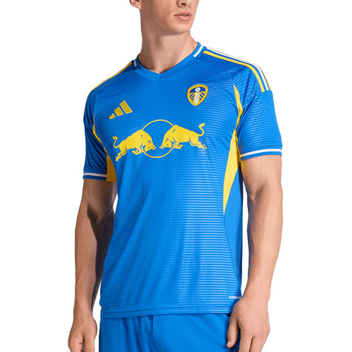 ADIDAS LEEDS UNITED 2025/2026 AWAY REPLICA JERSEY - BLUE/WHITE