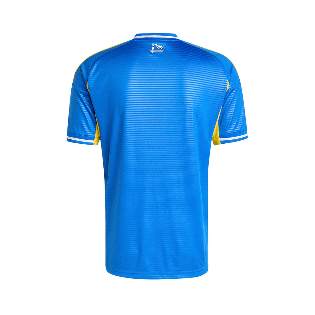 ADIDAS LEEDS UNITED 2025/2026 AWAY REPLICA JERSEY - BLUE/WHITE