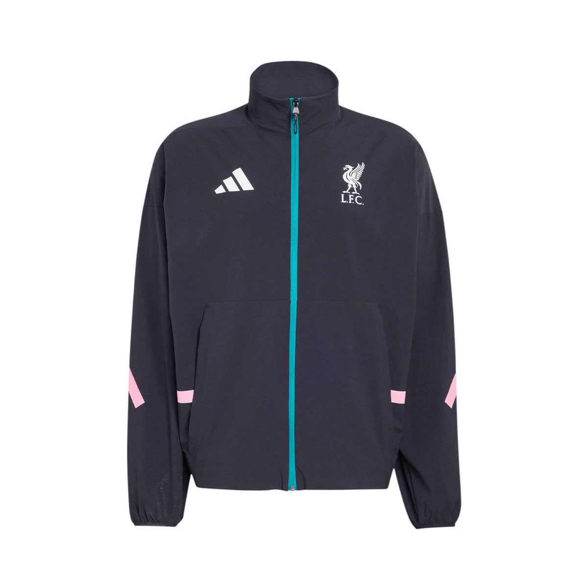 ADIDAS LIVERPOOL 2025/2026 ANTHEM JACKET - BLACK