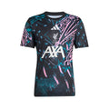 ADIDAS LIVERPOOL 2025/2026 PRE SHIRT - BLACK/EQT GREEN/SEMI PINK GLOW