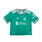 ADIDAS LIVERPOOL 2025/2026 THIRD MINI JERSEY - SEA GREEN/WHITE
