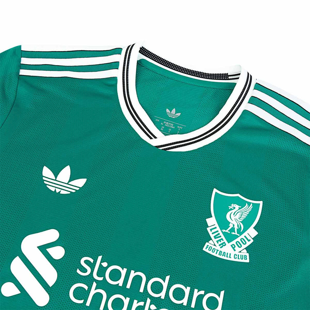 ADIDAS LIVERPOOL 2025/2026 THIRD PLAYER JERSEY - SEA GREEN/WHITE