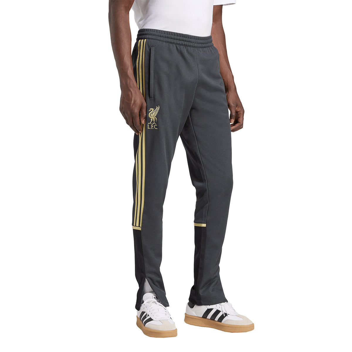 ADIDAS LIVERPOOL LIFESTYLER TRACK PANTS - CARBON