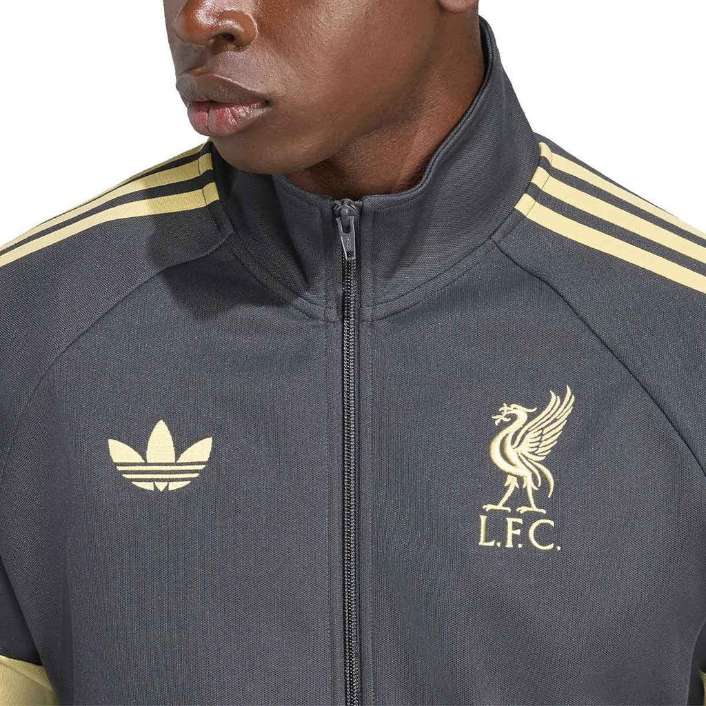 ADIDAS LIVERPOOL LIFESTYLER TRACK TOP - CARBON