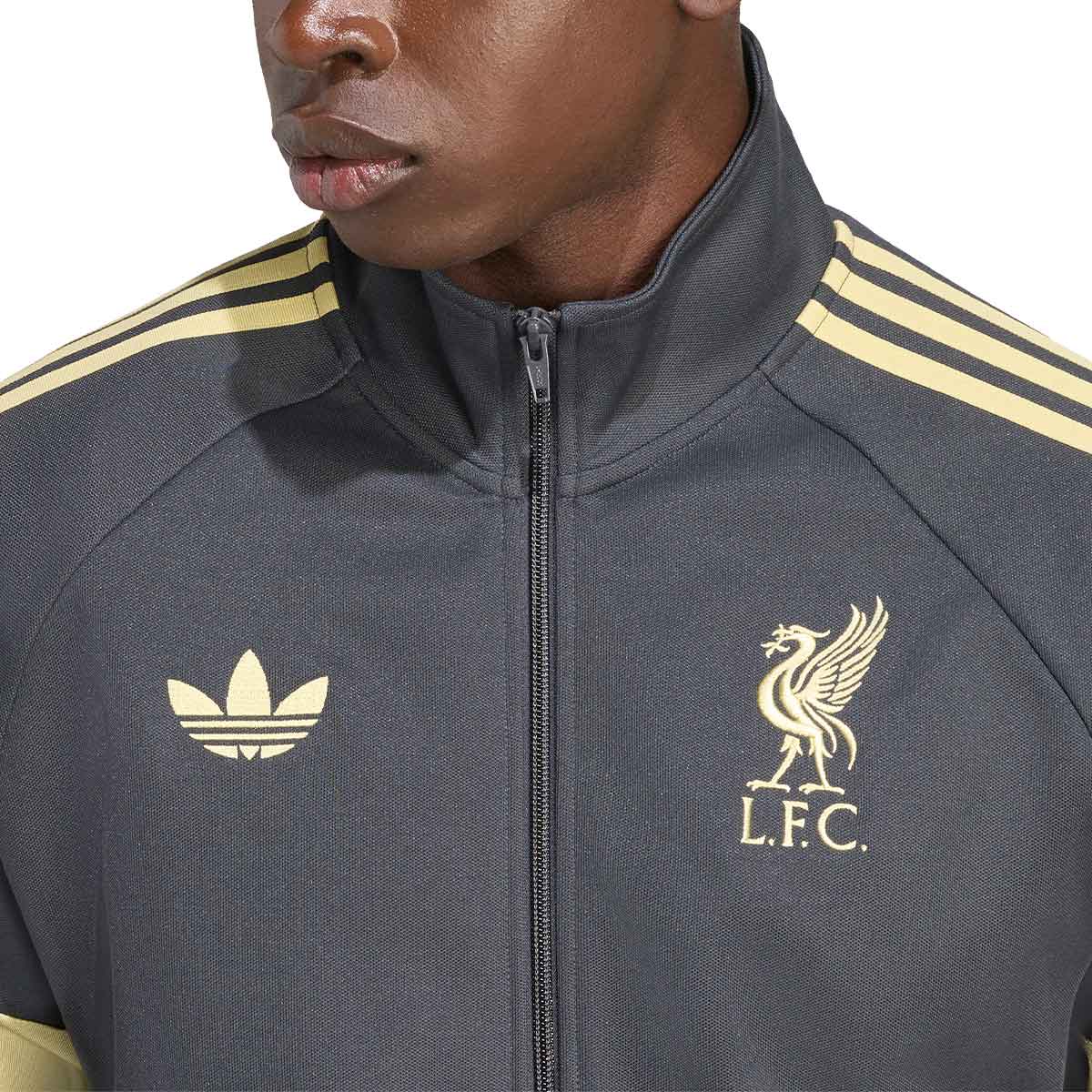 ADIDAS LIVERPOOL LIFESTYLER TRACK TOP - CARBON