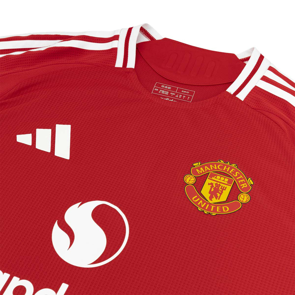 ADIDAS MAN UTD 2024/2025 HOME PLAYER JERSEY - MUFC RED/BRIGHT RED