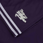 ADIDAS MAN UTD 2025/2026 AWAY KIDS SHORTS - AURORA PLUM