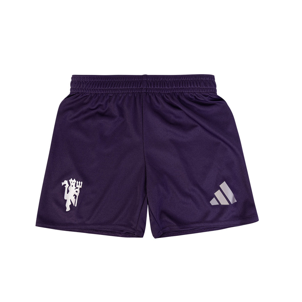 ADIDAS MANCHESTER UNITED 2025/2026 AWAY MINI JERSEY - WHITE/AURORA PLUM