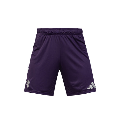ADIDAS MAN UTD 2025/2026 AWAY SHORTS - AURORA PLUM