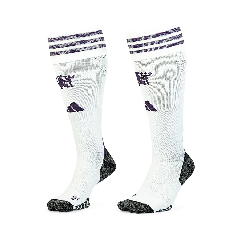 ADIDAS MANCHESTER UNITED 2025/2026 AWAY SOCKS - WHITE