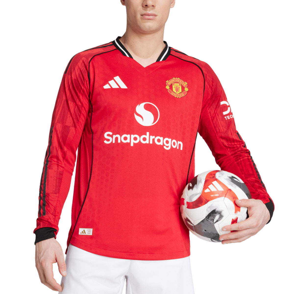 ADIDAS MAN UTD 2025/2026 HOME PLAYER LONG SLEEVE JERSEY - MUFC RED