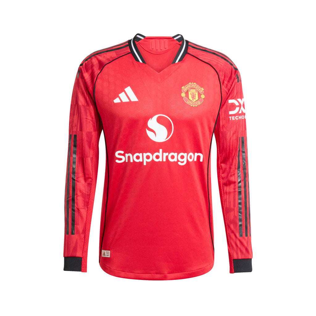 ADIDAS MAN UTD 2025/2026 HOME PLAYER LONG SLEEVE JERSEY - MUFC RED