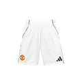 ADIDAS MAN UTD 2025/2026 HOME SHORTS - WHITE