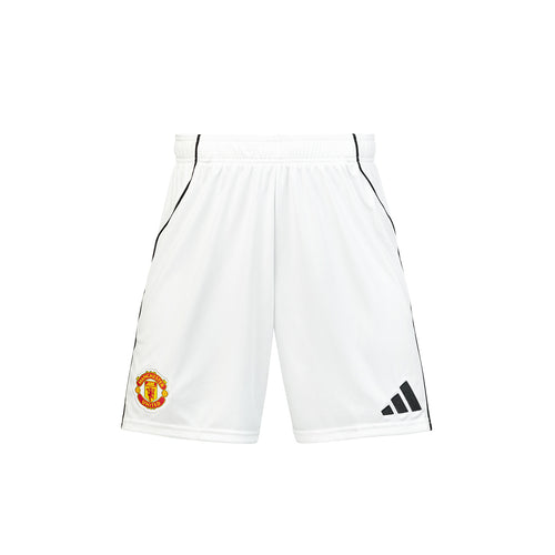ADIDAS MAN UTD 2025/2026 HOME SHORTS - WHITE