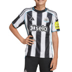 ADIDAS NEWCASTLE UNITED 2025/2026 HOME KIDS JERSEY - BLACK/WHITE