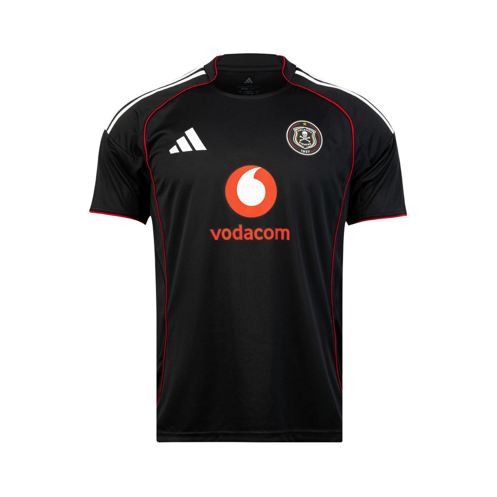 ADIDAS ORLANDO PIRATES 2025/2026 HOME REPLICA JERSEY - BLACK/COLLEGIATE RED/WHITE