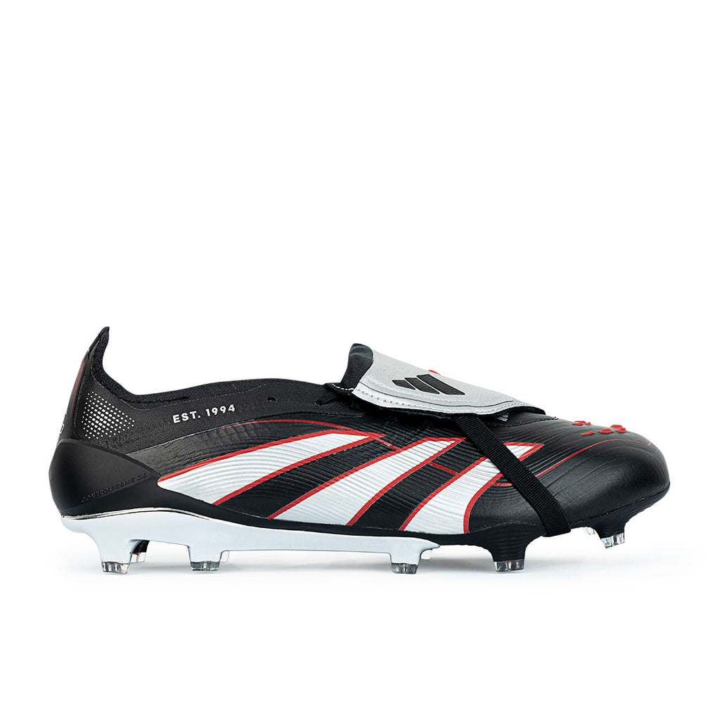 ADIDAS PREDATOR BSR ELITE FT FG - CORE BLACK/SILVER MET/VIVID RED