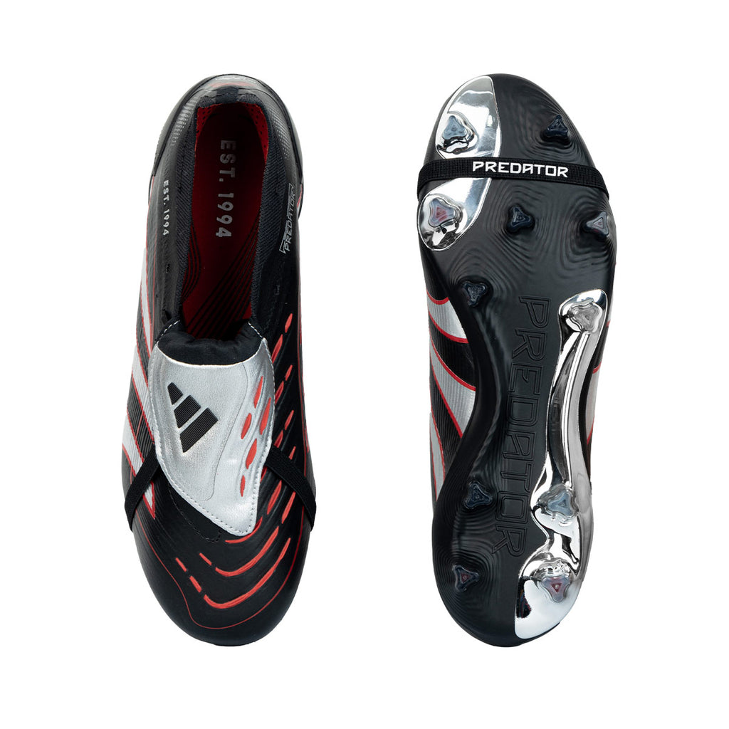 ADIDAS PREDATOR BSR ELITE FT FG - CORE BLACK/SILVER MET/VIVID RED