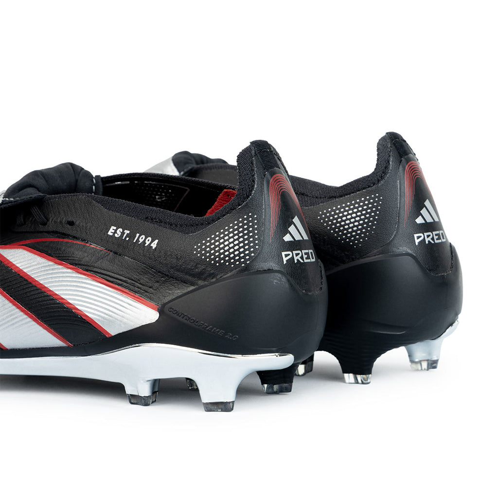 ADIDAS PREDATOR BSR ELITE FT FG - CORE BLACK/SILVER MET/VIVID RED