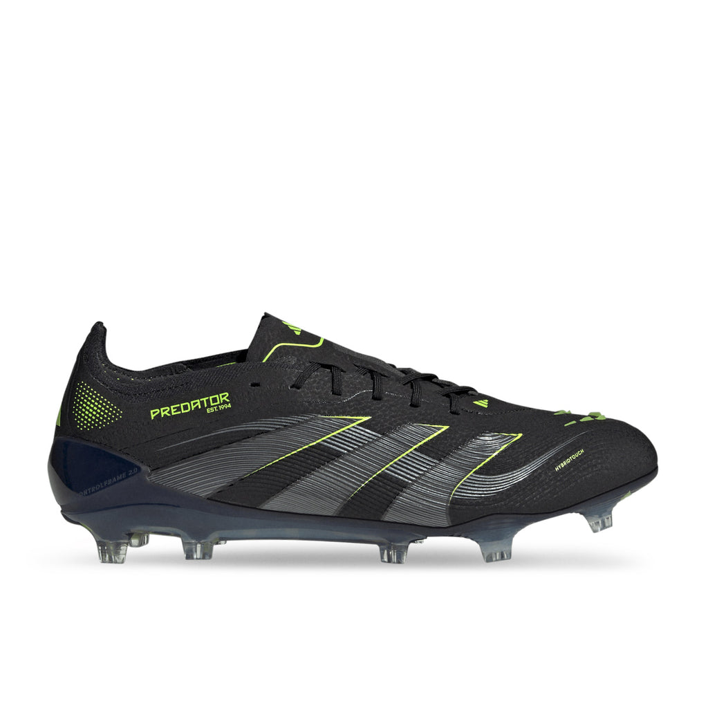 ADIDAS PREDATOR ELITE FG - CORE BLACK/CARBON/LUCID LEMON