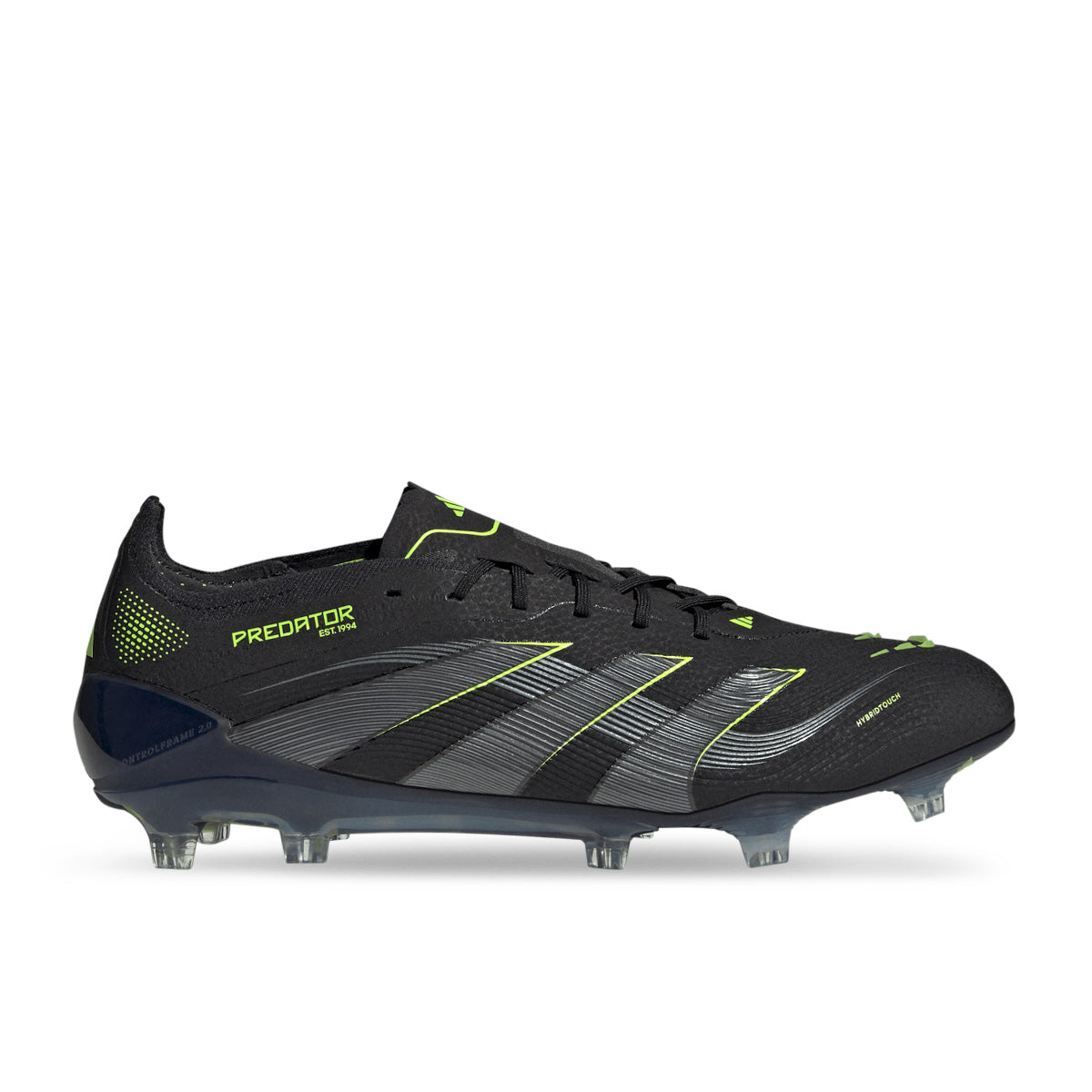 ADIDAS PREDATOR ELITE FG - CORE BLACK/CARBON/LUCID LEMON