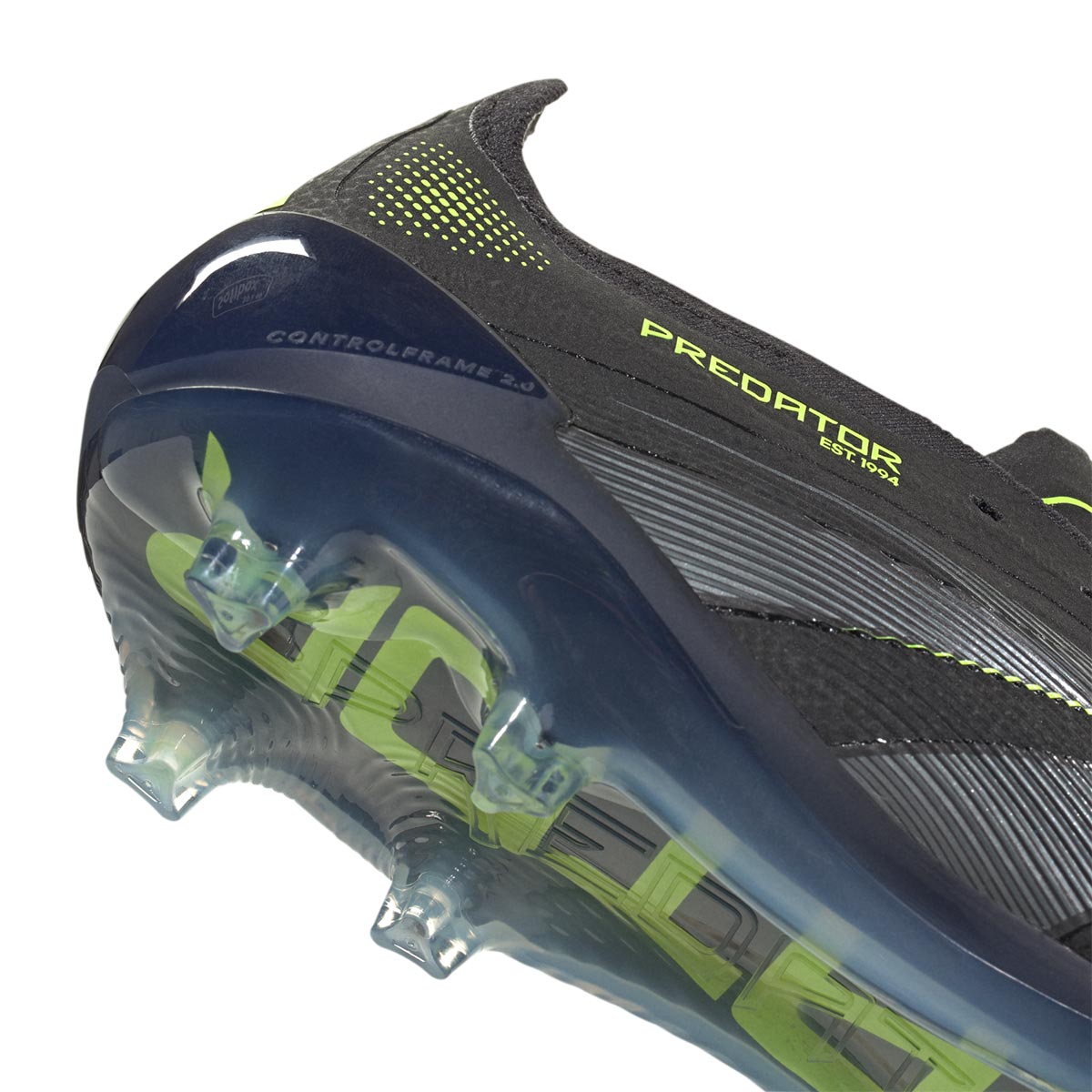 ADIDAS PREDATOR ELITE FG - CORE BLACK/CARBON/LUCID LEMON