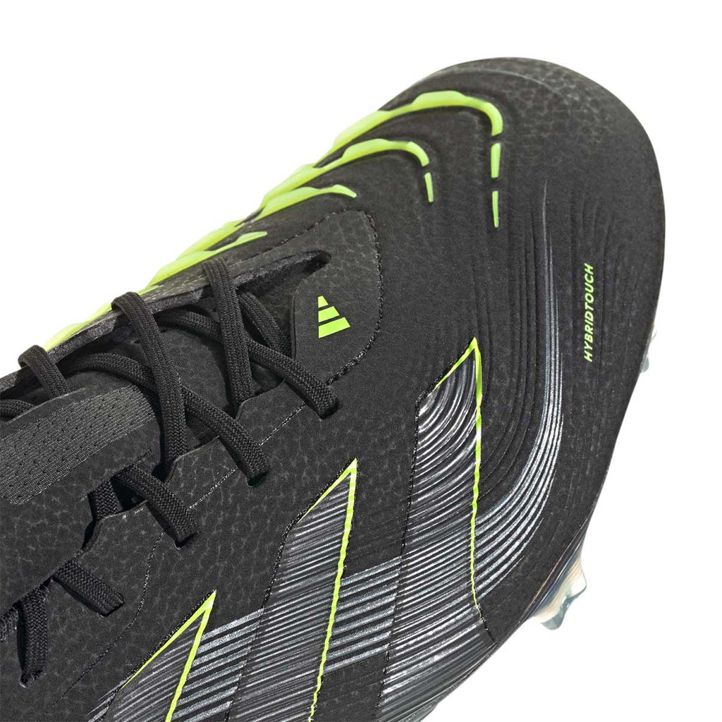 ADIDAS PREDATOR ELITE FG - CORE BLACK/CARBON/LUCID LEMON