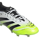 ADIDAS PREDATOR ELITE FG J - FTWR WHITE/CORE BLACK/LUCID LEMON