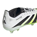 ADIDAS PREDATOR ELITE FG J - FTWR WHITE/CORE BLACK/LUCID LEMON