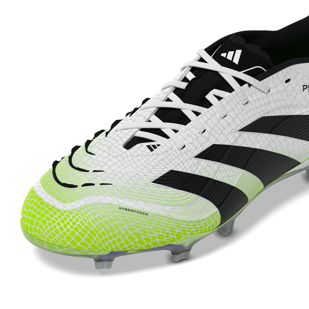 ADIDAS PREDATOR ELITE FG J - FTWR WHITE/CORE BLACK/LUCID LEMON
