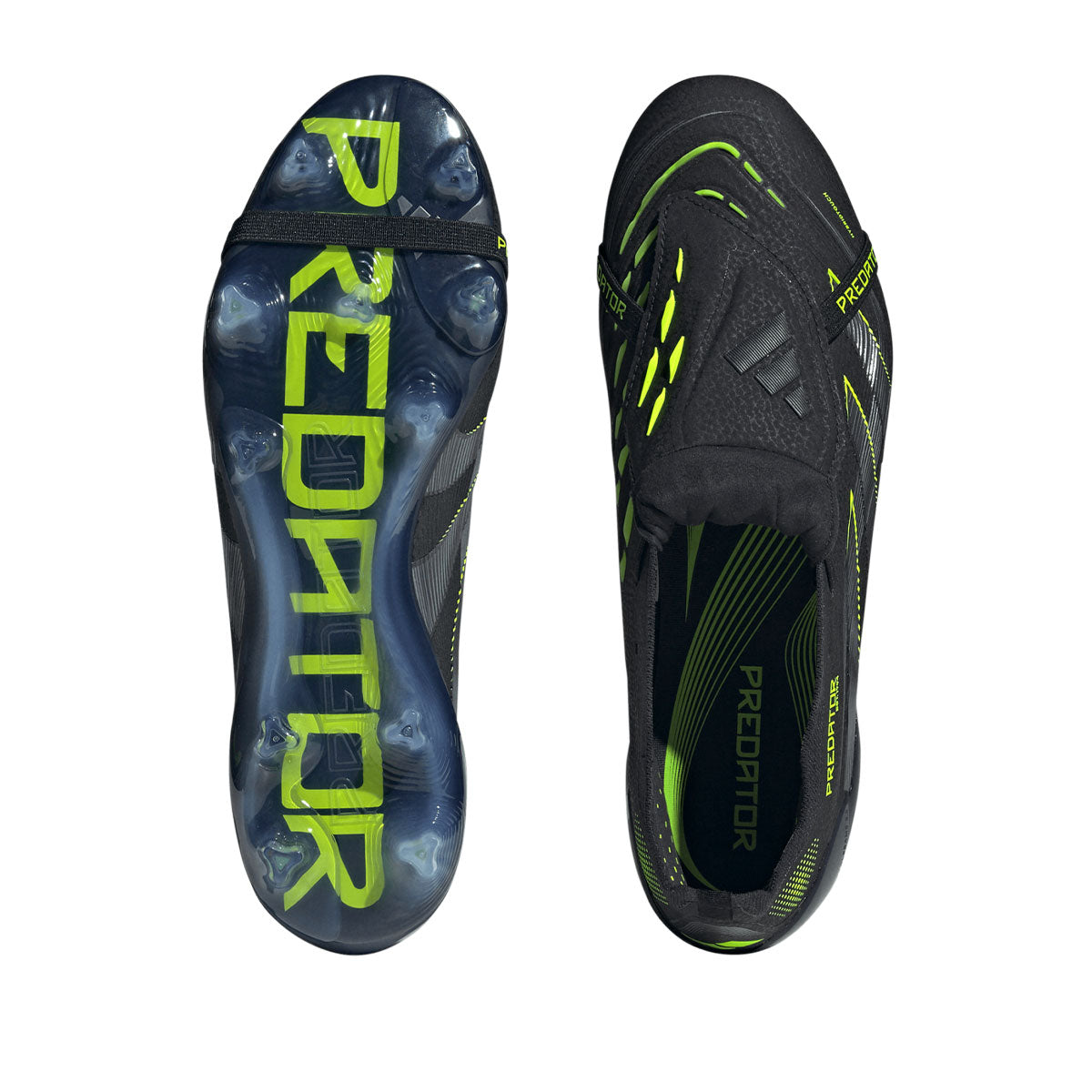 ADIDAS PREDATOR ELITE FT FG - CORE BLACK/CARBON/LUCID LEMON