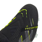 ADIDAS PREDATOR ELITE FT FG - CORE BLACK/CARBON/LUCID LEMON