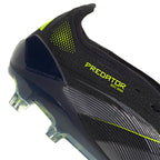 ADIDAS PREDATOR ELITE FT FG - CORE BLACK/CARBON/LUCID LEMON