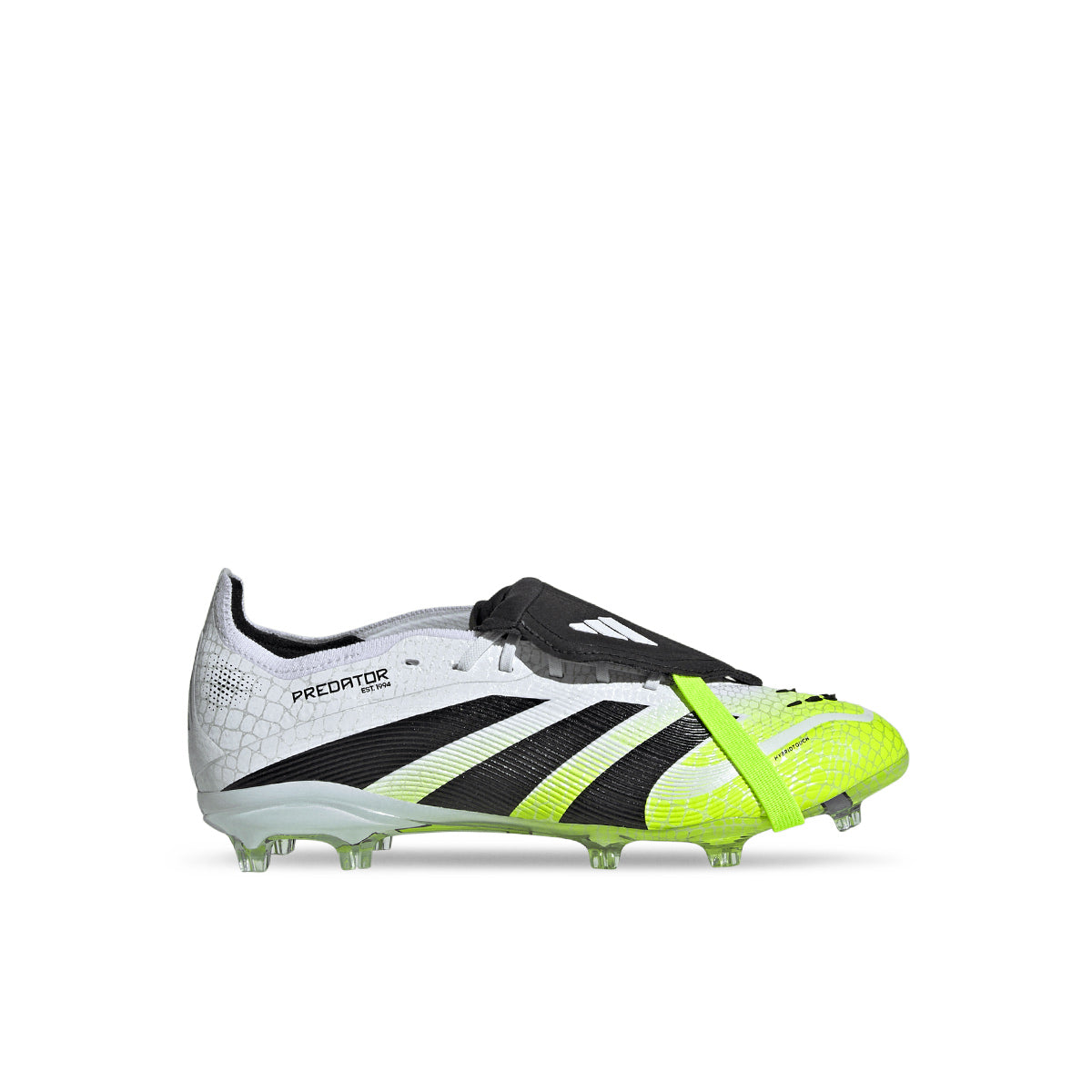 ADIDAS PREDATOR ELITE FT FG J - FTWR WHITE/CORE BLACK/LUCID LEMON