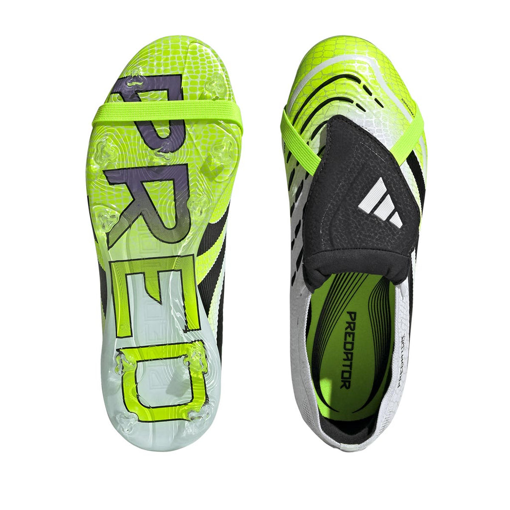 ADIDAS PREDATOR ELITE FT FG J - FTWR WHITE/CORE BLACK/LUCID LEMON