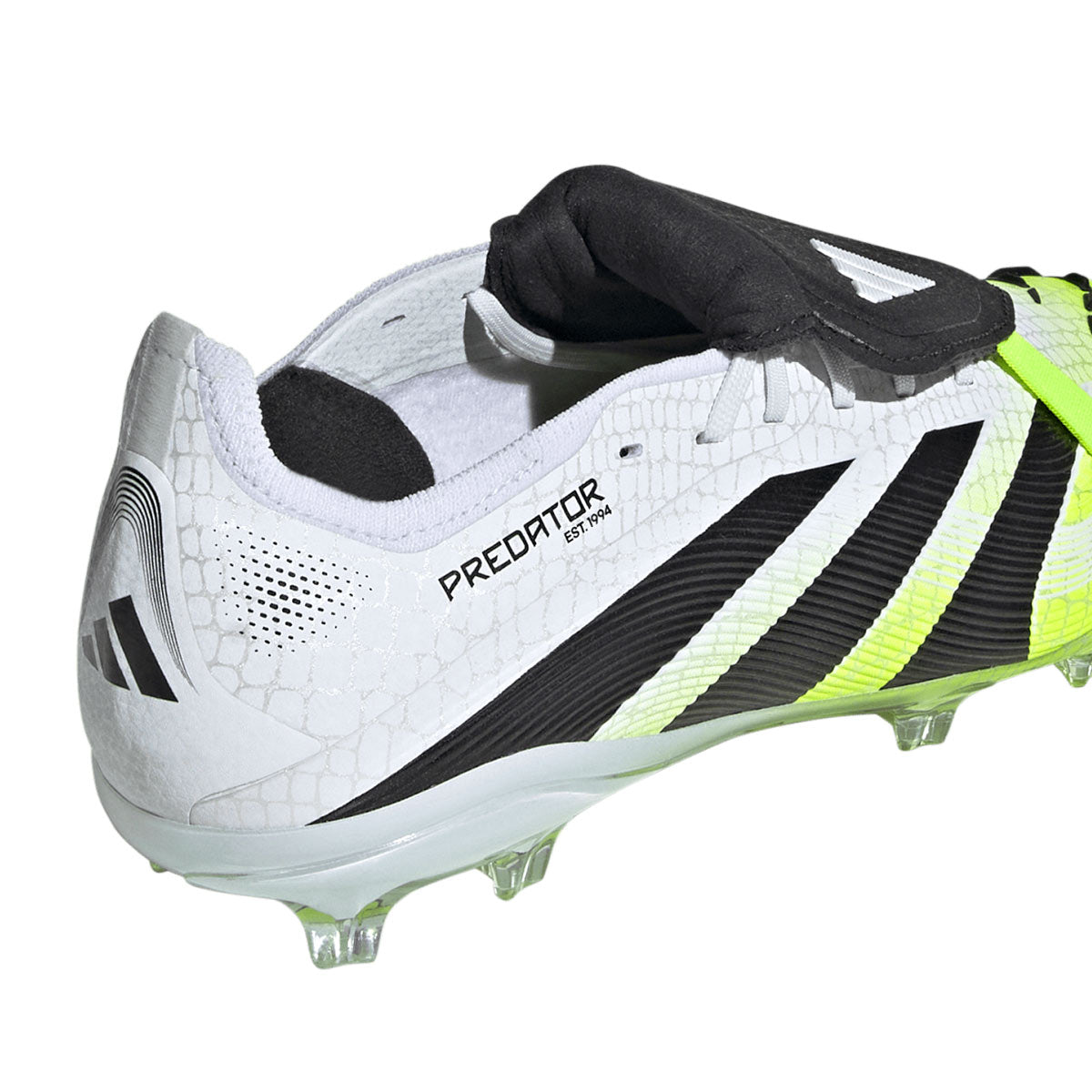ADIDAS PREDATOR ELITE FT FG J - FTWR WHITE/CORE BLACK/LUCID LEMON