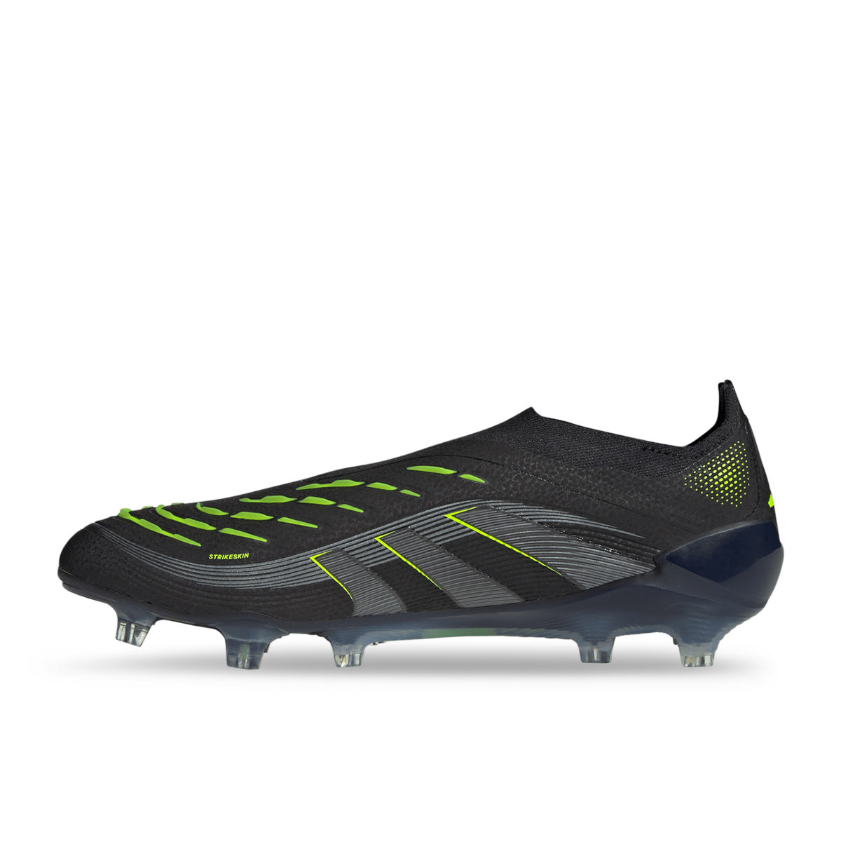 ADIDAS PREDATOR ELITE LACELESS FG - CORE BLACK/CARBON/LUCID LEMON