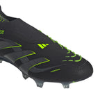 ADIDAS PREDATOR ELITE LACELESS FG - CORE BLACK/CARBON/LUCID LEMON